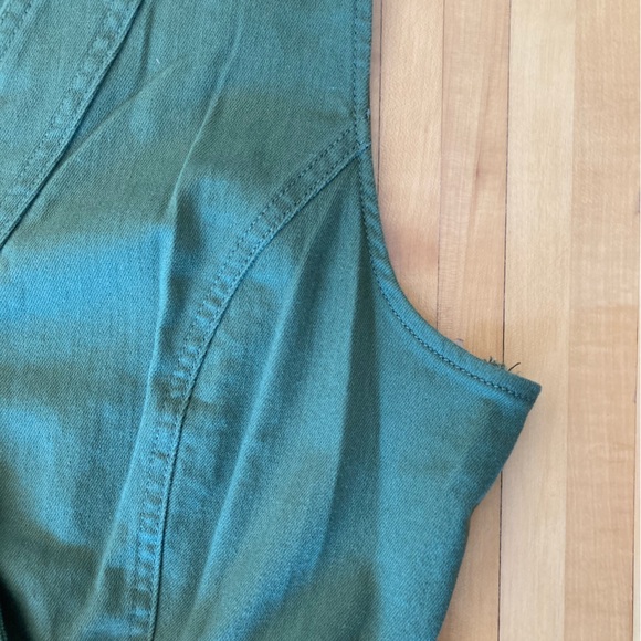 Sexy Green khaki Cargo Dress Large - Picture 4 of 5